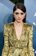 NATALIA DYER at 26th Annual Screen Actors Guild Awards in Los Angeles 01/19/2020