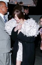 NATALIA DYER Leaves EW Party in West Hollywood 01/18/2020