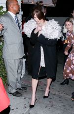 NATALIA DYER Leaves EW Party in West Hollywood 01/18/2020