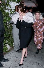 NATALIA DYER Leaves EW Party in West Hollywood 01/18/2020