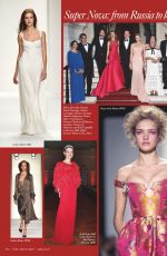 NATALIA VODIANOVA in Tatler Magazine, UK March 2020