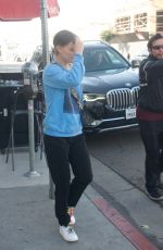 NATALIE PORTMAN Leaves Crossroads Restaurant in Los Angeles 01/15/2020