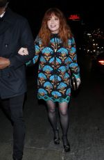 NATASHA LYONNE Leaves Golden Globe Pre-party at Chateau Marmont in Hollywood 01/04/2020