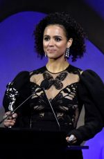 NATHALIE EMMANUEL at 22nd Costumes Designers Guild Awards in Beverly Hills 01/28/2020