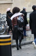NATHALIE EMMANUEL Leaves BBC Studios in London 01/14/2020