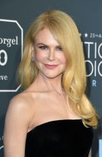 NICOLE KIDMAN at 25th Annual Critics Choice Awards in Santa Monica 01/12/2020