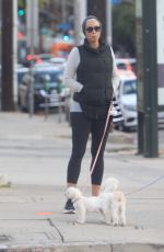 NICOLE MURPHY Out with Her Dog in Beverly Hills 12/26/2019