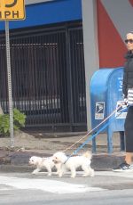 NICOLE MURPHY Out with Her Dog in Beverly Hills 12/26/2019