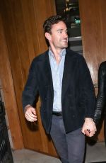 NICOLE SCHERZINGER and Thom Evans Night Out in London 01/29/2020