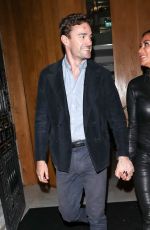 NICOLE SCHERZINGER and Thom Evans Night Out in London 01/29/2020
