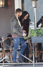 NIKKI BELLA and Aartem Chigvintsev Out for Lunch in Los Angeles 01/09/2020