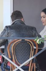 NIKKI BELLA and Aartem Chigvintsev Out for Lunch in Los Angeles 01/09/2020