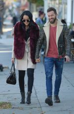 NIKKI BELLA and Aartem Chigvintsev Out for Lunch in Los Angeles 01/09/2020