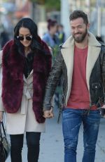 NIKKI BELLA and Aartem Chigvintsev Out for Lunch in Los Angeles 01/09/2020