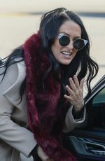 NIKKI BELLA and Aartem Chigvintsev Out for Lunch in Los Angeles 01/09/2020