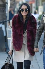 NIKKI BELLA and Aartem Chigvintsev Out for Lunch in Los Angeles 01/09/2020