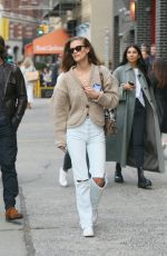 NINA AGDAL at Sant Ambroeus in New York 01/11/2020