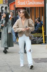 NINA AGDAL at Sant Ambroeus in New York 01/11/2020