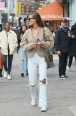 NINA AGDAL at Sant Ambroeus in New York 01/11/2020