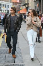 NINA AGDAL at Sant Ambroeus in New York 01/11/2020