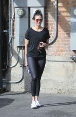 NINA DOBREC Leaves a Gym in West Hollywood 01/24/2020