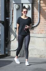 NINA DOBREC Leaves a Gym in West Hollywood 01/24/2020