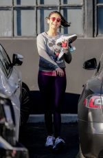 NINA DOBREC Leaves Gym in West Hollywood 01/11/2020