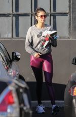 NINA DOBREC Leaves Gym in West Hollywood 01/11/2020
