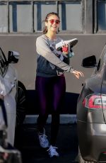 NINA DOBREC Leaves Gym in West Hollywood 01/11/2020