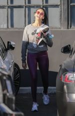 NINA DOBREC Leaves Gym in West Hollywood 01/11/2020