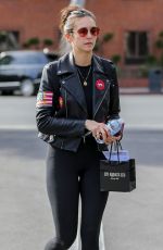 NINA DOBREV Shopping at XIV Karats in Beverly Hills 01/30/2020