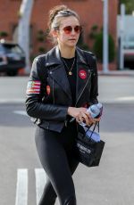 NINA DOBREV Shopping at XIV Karats in Beverly Hills 01/30/2020