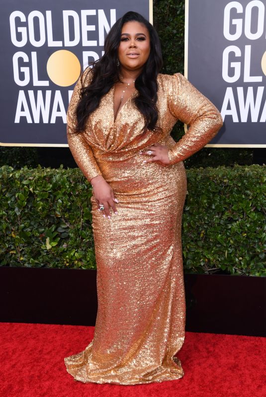 NINA PARKER at 77th Annual Golden Globe Awards in Beverly Hills 01/05/2020