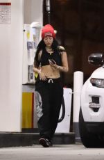 NOAH CYRUS at a Gas Station in Los Angeles 01/25/2020