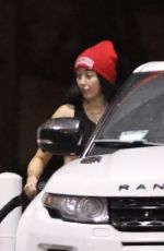 NOAH CYRUS at a Gas Station in Los Angeles 01/25/2020