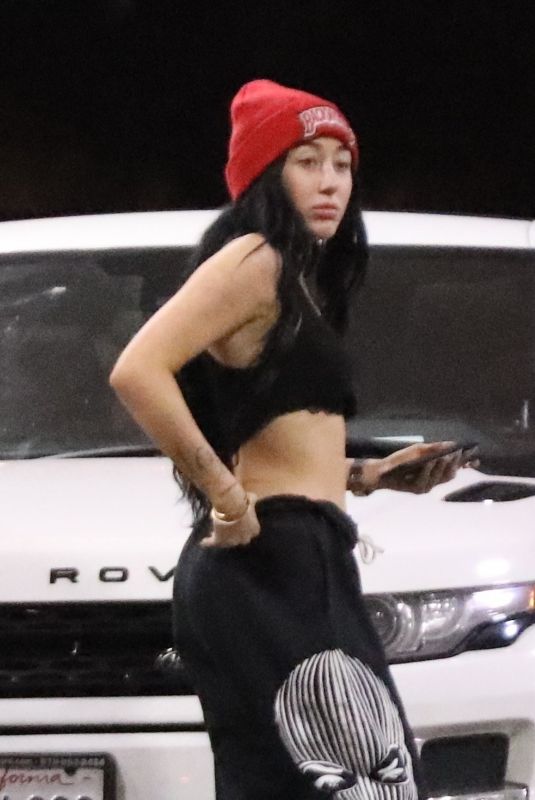 NOAH CYRUS at a Gas Station in Los Angeles 01/25/2020