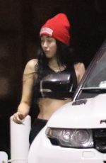NOAH CYRUS at a Gas Station in Los Angeles 01/25/2020