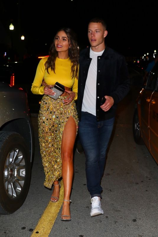 OLIVIA CULPO and Christian McCaffrey Night Out in Miami 01/30/2020