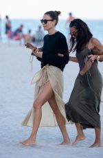 OLIVIA PALERMO Out with Friends on the Beach in Miami 01/03/2020