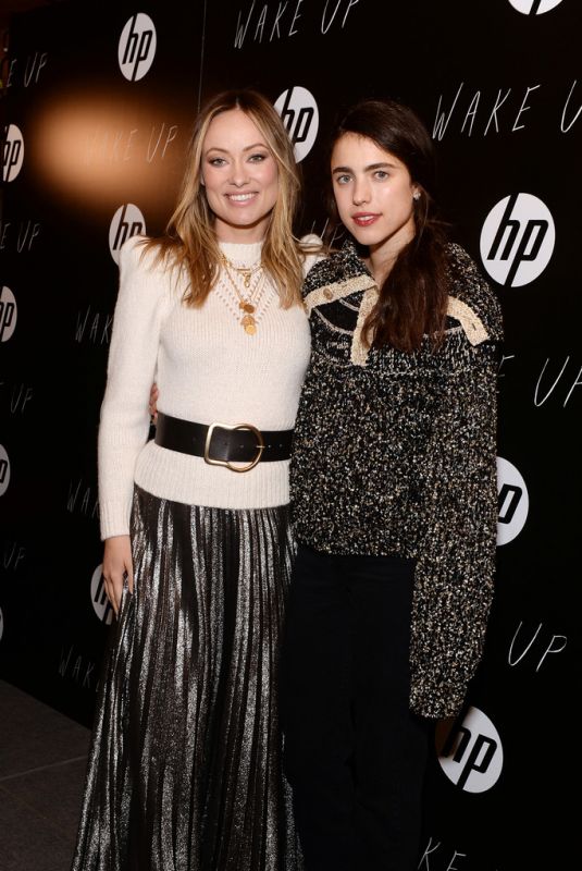 OLIVIA WILDE and MARGARET QUALLEY at Wake Up Premiere at 2020 Sundance Film Festival 01/24/2020