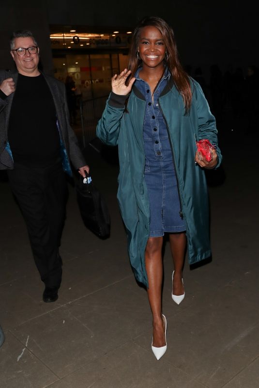 OTI MABUSE Leaves The One Show in London 01/10/2020