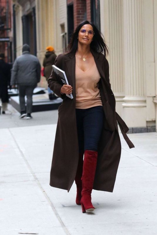 PADMA LAKSHMI Out and About in New York 01/29/2020