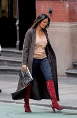 PADMA LAKSHMI Out and About in New York 01/29/2020