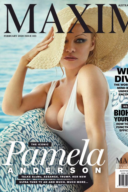 PAMELA ANDERSON in Maxim Magazine, Australia February 2020