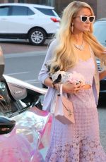 PARIS HILTON at Anastasia Salon in Beverly Hills 01/22/2020