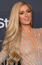 PARIS HILTON at Instyle and Warner Bros. Golden Globe Awards Party 01/05/2020