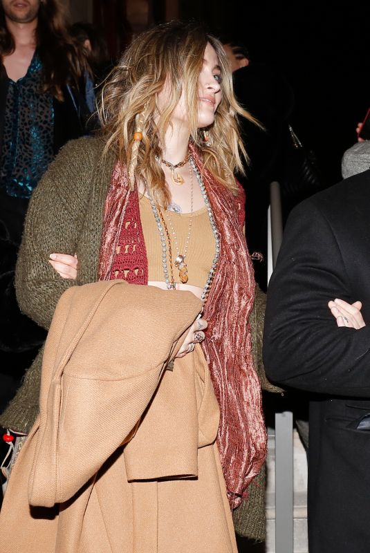 PARIS JACKSON Leaves Jean Paul Gaultier Fashion Show in Paris 01/22/2020