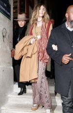 PARIS JACKSON Leaves Jean Paul Gaultier Fashion Show in Paris 01/22/2020