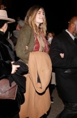 PARIS JACKSON Leaves Jean Paul Gaultier Fashion Show in Paris 01/22/2020