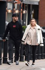 PERRIE EDWARDS and Alex Oxlade-Chamberlain Out in Wilmslow 01/07/2020